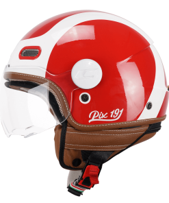 Casco jet CGM 191 PIX Rosso Bianco