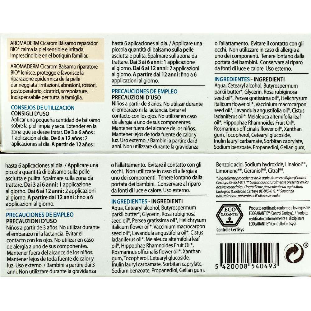 Pranarom Cicarom Balsamo Riparatore Bio 40ml - immagine 4