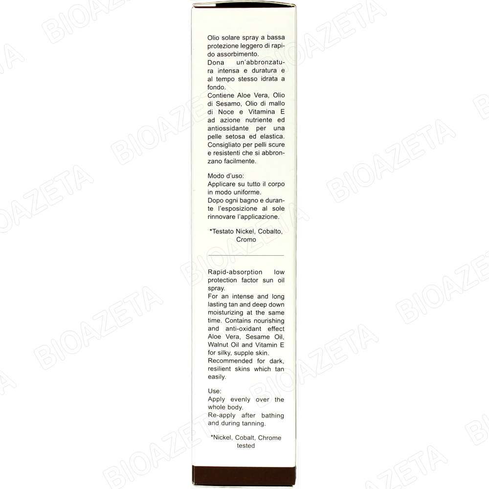Amerigo olio solare spray abbronzante 150ml - immagine 3