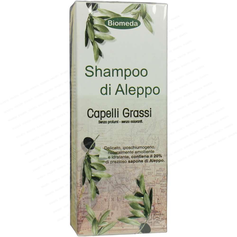 Aleppo shampoo capelli grassi 200ml Biomeda