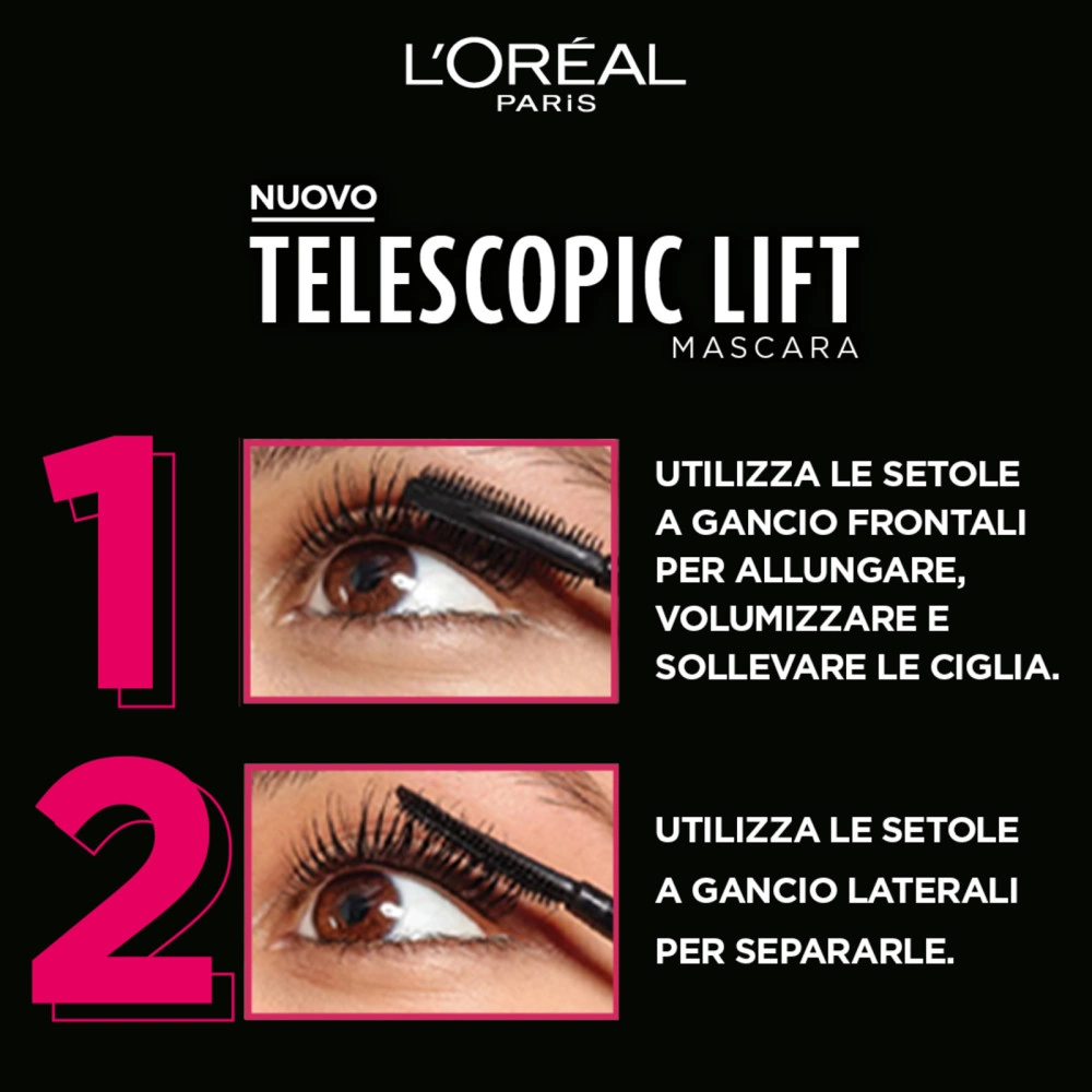 L’Oréal Paris Telescopic Lift Mascara Nero - immagine 4
