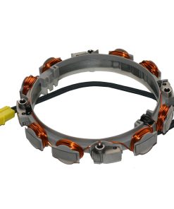 Alternatore da 10 a 16 Ah, 2 cavi neri e connettore giallo