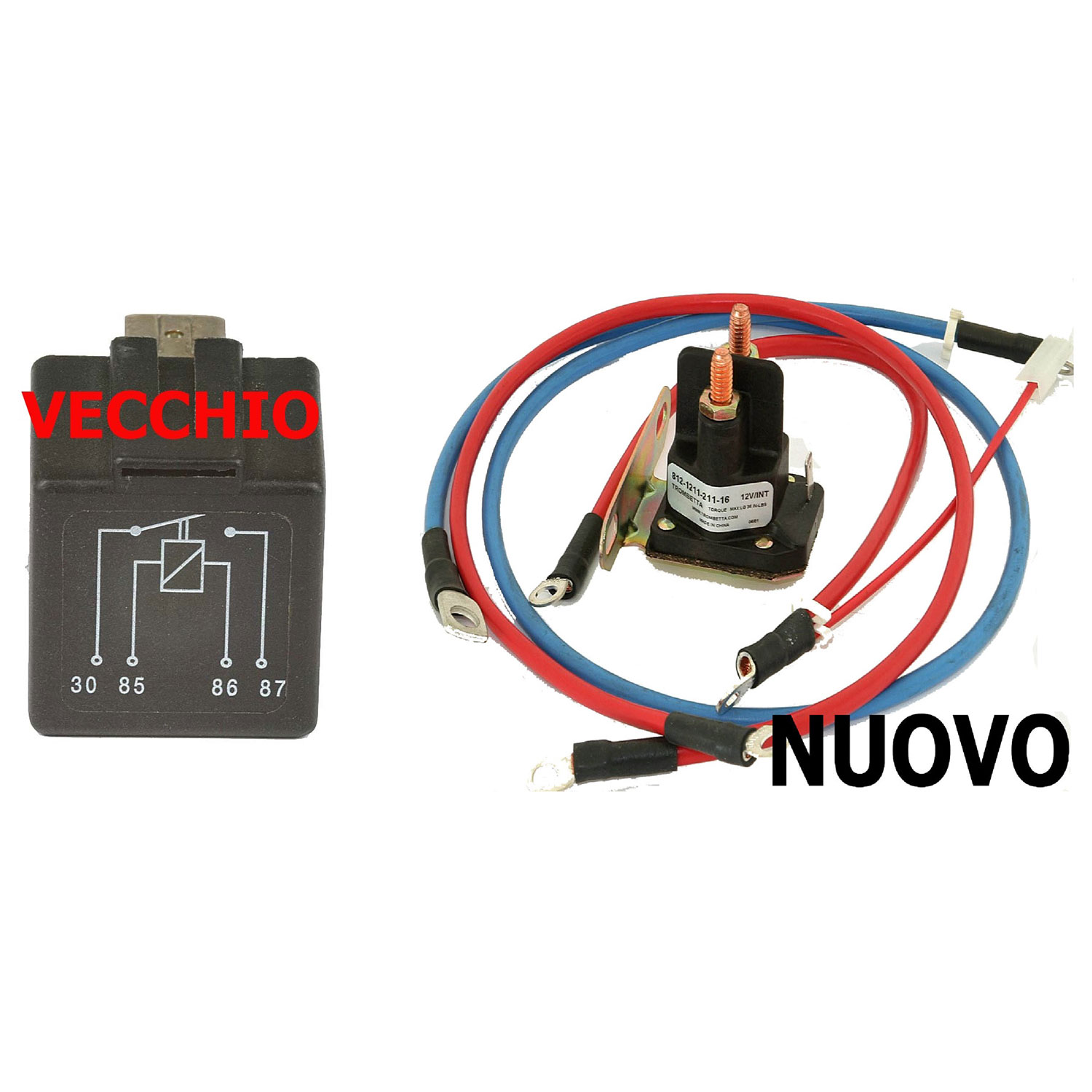 Kit di modifica solenoide vecchio relais (514467) trattorino AL-KO T85/102