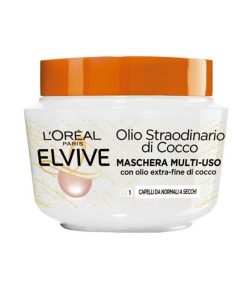 L’Oréal Paris Maschera Capelli Elvive Olio Straordinario Cocco 300 ml