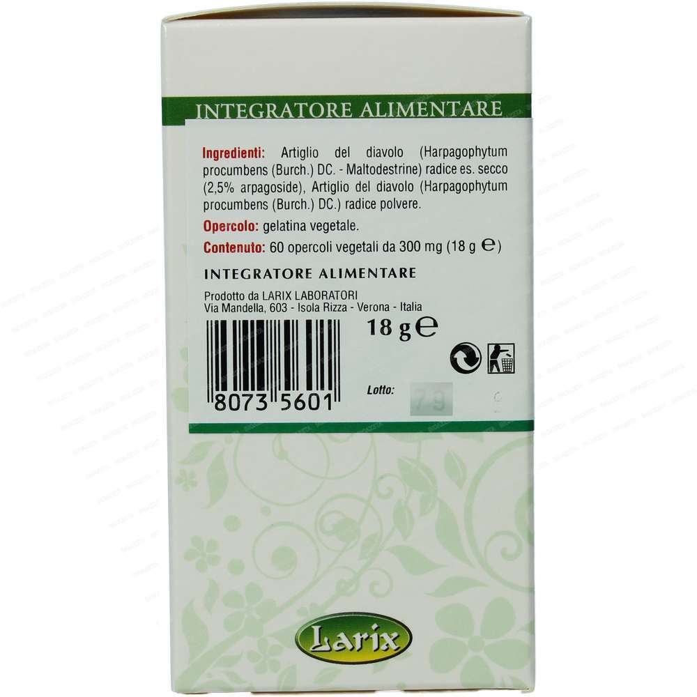 Artiglio del diavolo 60 capsule Larix - immagine 2