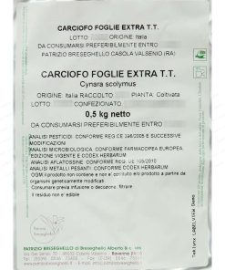Carciofo foglie extra Taglio Tisana 500g