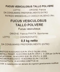 Fucus vesiculosus tallo polvere 500g