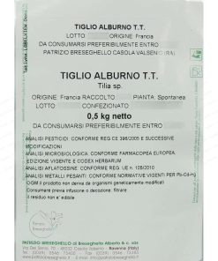 Tiglio alburno corteccia Taglio Tisana 500g