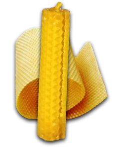 Candela in cera d’api 20cm