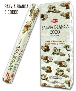 Incenso Salvia bianca e Cocco 20stick HEM