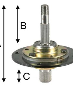 Mozzo Supporto completo, per trattorino 40″ a scarico centrale-450057