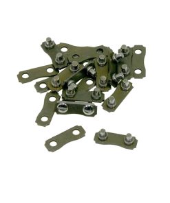 Confezione 5 kit maglie Con e senza rivetto per catene Con e senza rivetto per catene Maya 1/4″ .3 mm .050″