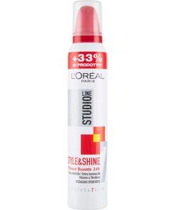 L’Oréal Paris Mousse per Capelli Studio Line Style&Shine 200ml