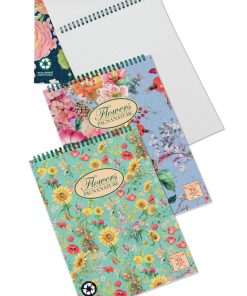Blocco Spiralato Nature Flowers A5 ff 50