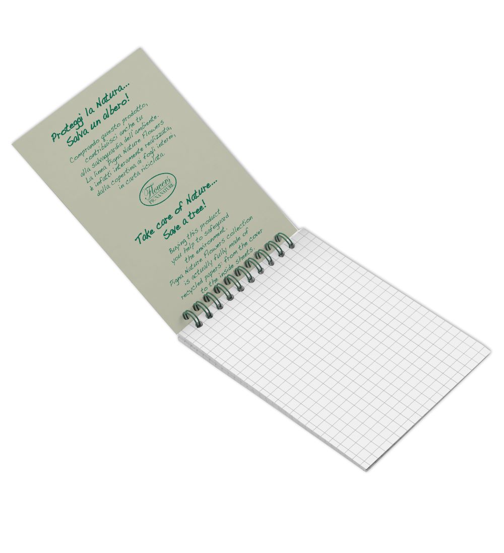 Blocco Spiralato Nature Flowers A5 ff 50 - immagine 3