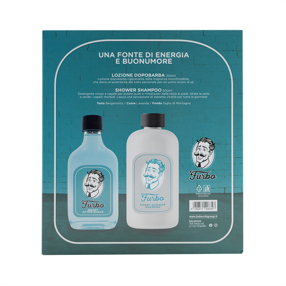 Smart After Shave 200ml+Smart Shower Shampoo 500ml - immagine 3