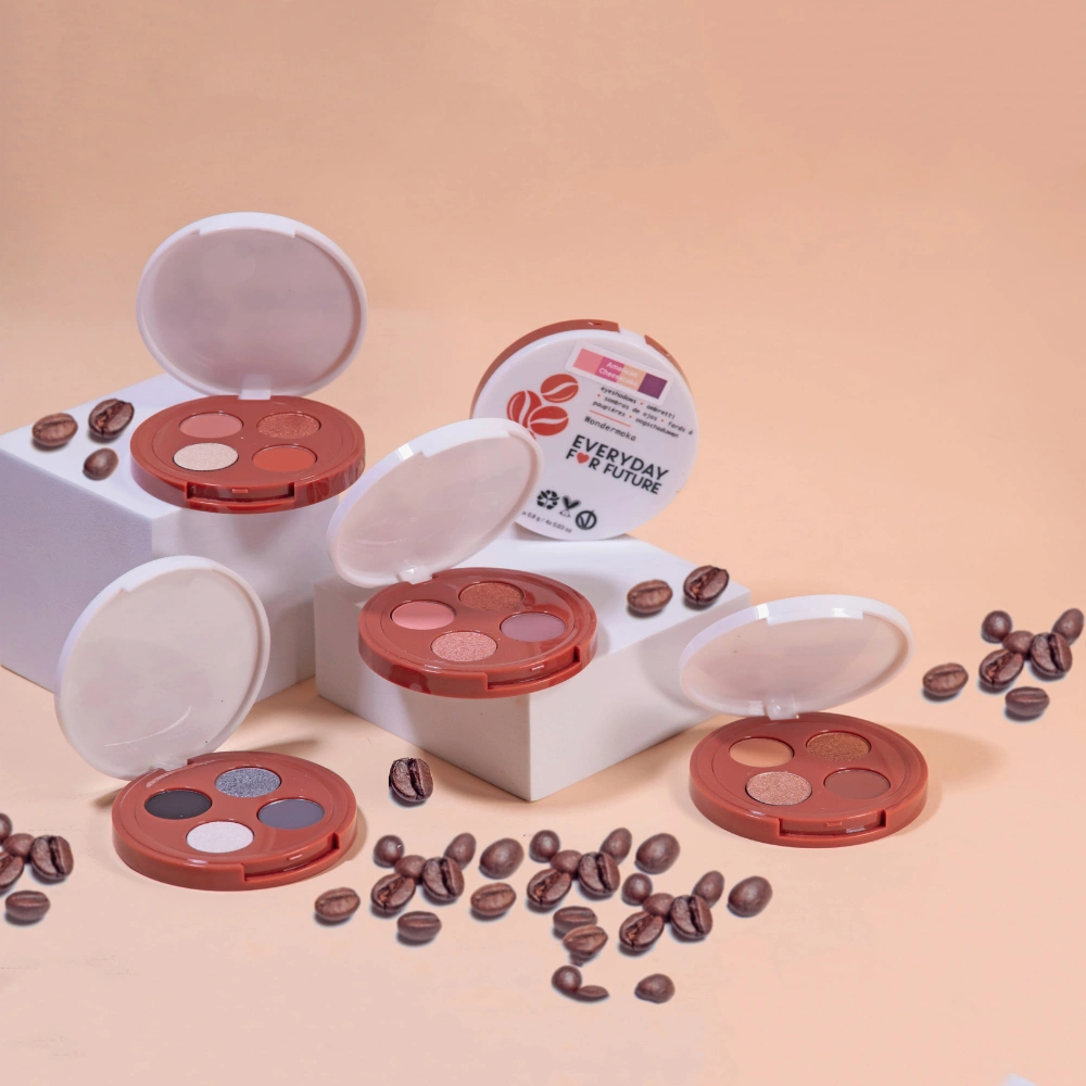 Quad Ombretti Con Olio Di Caffè – Caffè Mocha - immagine 4