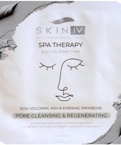 Maschera Viso in Tessuto all’Argilla Grigia, Purificante e Rigenerante 15gr