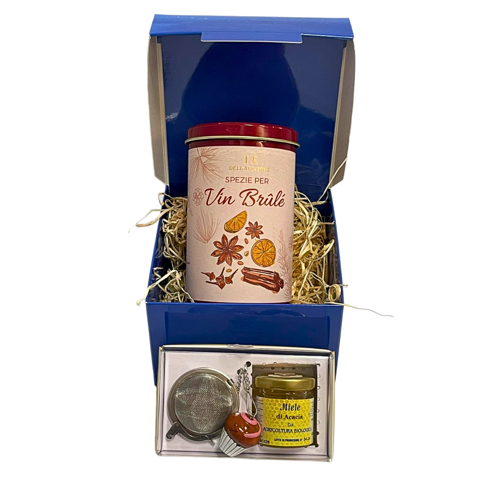 Confezione Regalo Spezie Vin Brulè, colino e miele bio - immagine 3