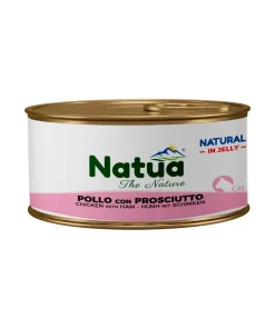 NATUA NATURAL GATTO JELLY POLLO CON PROSCIUTTO IN LATTINA