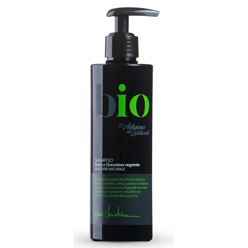 Shampoo Edera e Cheratina Bio 250ml L’Artigiana del Naturale