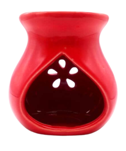 Bruciatore olio traforato rosso