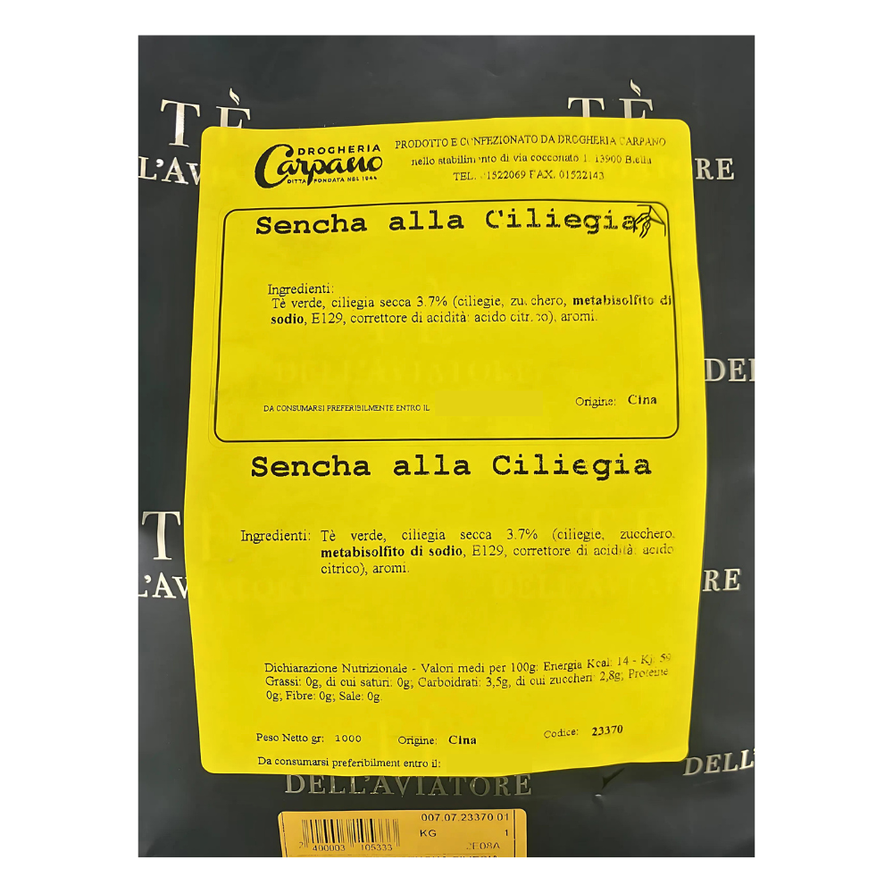 Tè Sencha Ciliegia 1kg Carpano - immagine 2