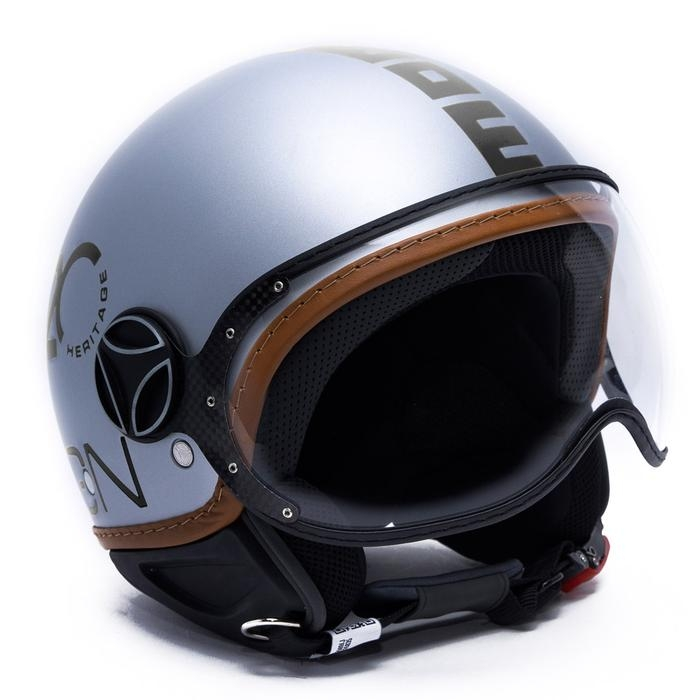 CASCO MOMO HERITAGE GRIGIO ALLUMINIUM MAT
