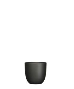 Vaso TUSCA rotondo nero matt cm 8,5×7,5h