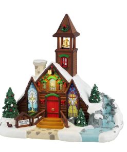Lemax Bear creek chapel, b/o (4.5v)